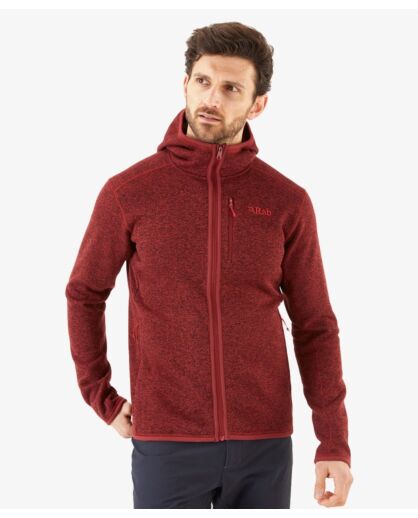 מעיל פליס דק עם כובע Quest Hoody