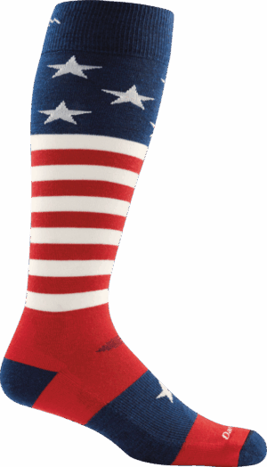 גרב סקי לגברים 1818 Captain Stripe Over-the-Calf Cushion