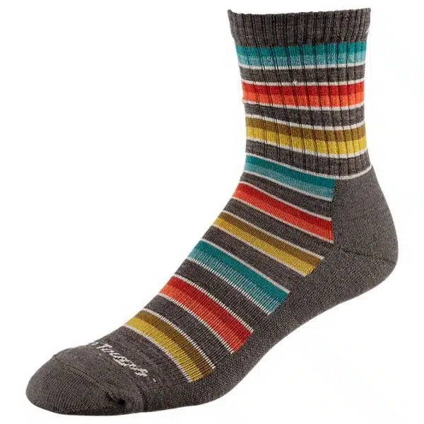 גרבי נשים לטיולים 1994 Women's Decade Stripe Micro Crew Midweight Hiking Sock
