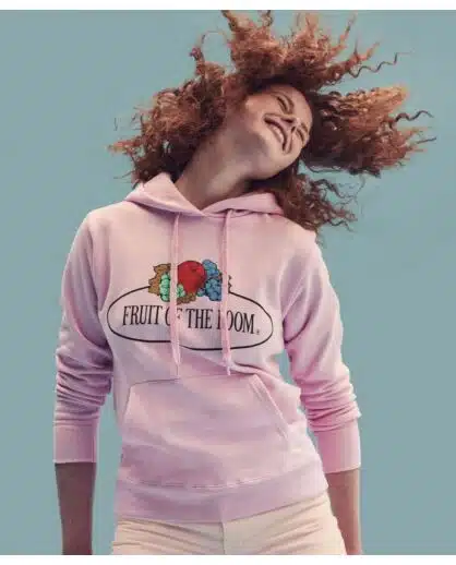 קפוצ'ון נשים FRUIT OF THE LOOM VINTAGE LOGO
