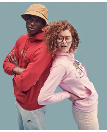 קפוצ'ון נשים FRUIT OF THE LOOM VINTAGE LOGO