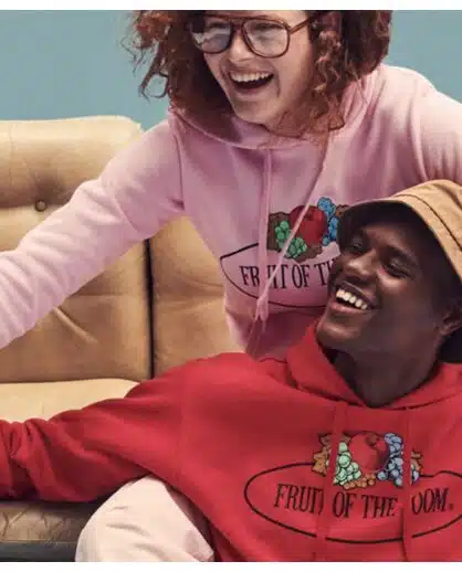 קפוצ'ון נשים FRUIT OF THE LOOM VINTAGE LOGO