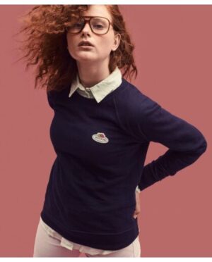 סווטשירט נשים FRUIT OF THE LOOM HERITAGE RAGLAN PATCH