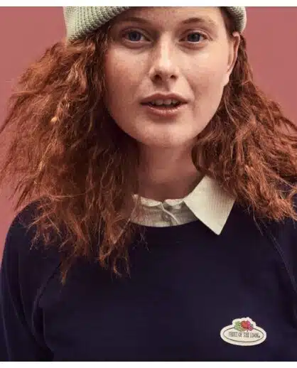 סווטשירט נשים FRUIT OF THE LOOM HERITAGE RAGLAN PATCH