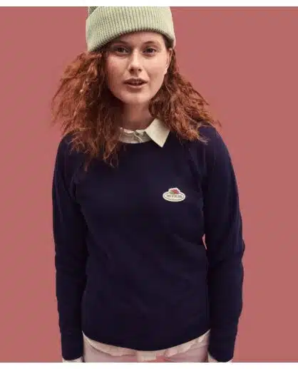 סווטשירט נשים FRUIT OF THE LOOM HERITAGE RAGLAN PATCH