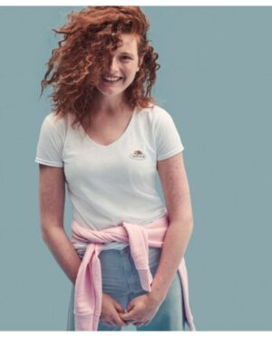 טישירט נשים FRUIT OF THE LOOM VINTAGE V