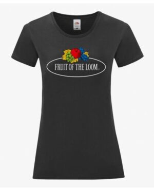 חולצת T נשים FRUIT OF THE LOOM T VINTAGE LOOGO