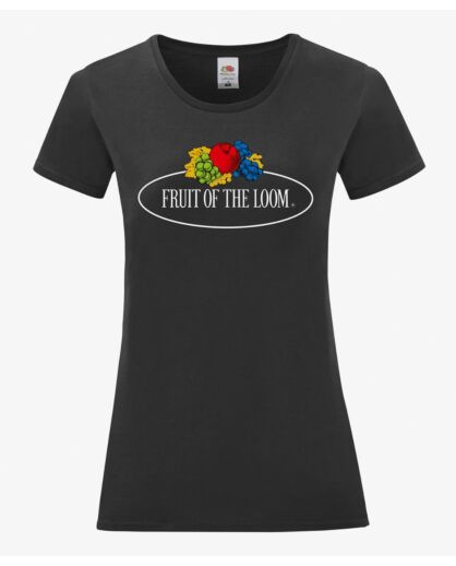 חולצת T נשים FRUIT OF THE LOOM T VINTAGE LOOGO