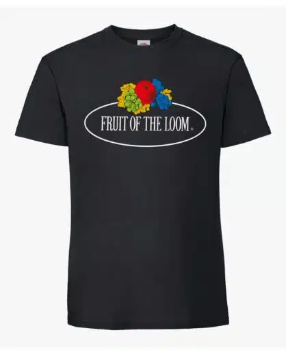 חולצת טישירט גברים FRUIT OF THE LOOM T VINTAGE PREMIUM LOGO