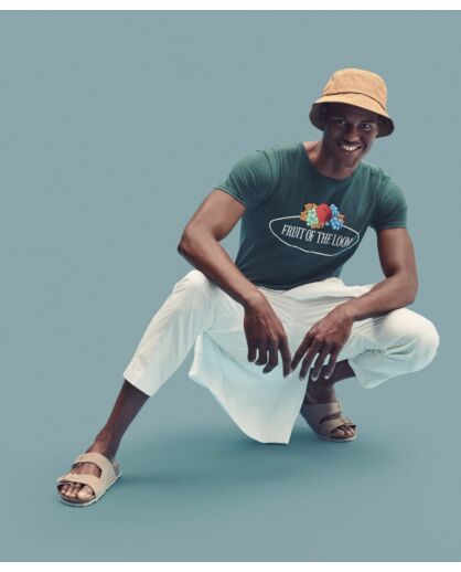 חולצת T גברים FRUIT OF THE LOOM VINTAGE LOGO