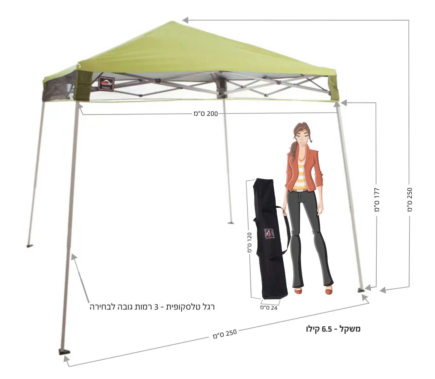 גזיבו SUNLIGHT OUTLIVING