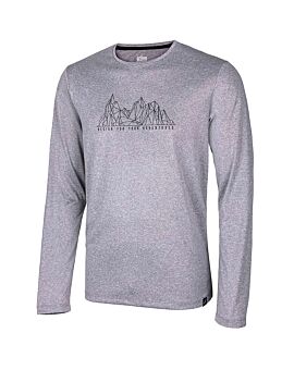 חולצת גברים QUICK DRY שרוול ארוך בצבעי מלאנג