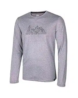 חולצת גברים QUICK DRY שרוול ארוך בצבעי מלאנג