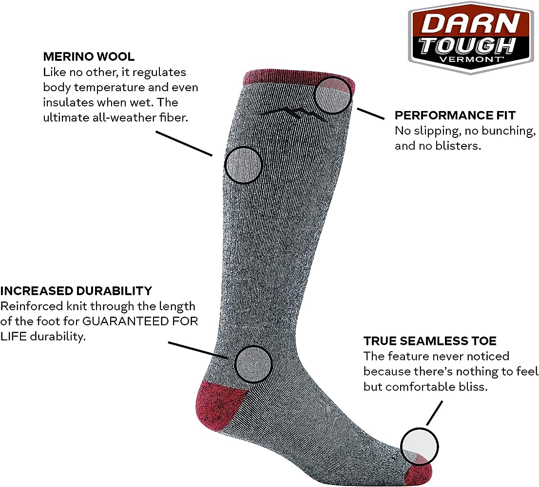 גרבי טיפוס הרים DARN TOUGH 1955 OVER THE CALF HEAVEYWEIGHT