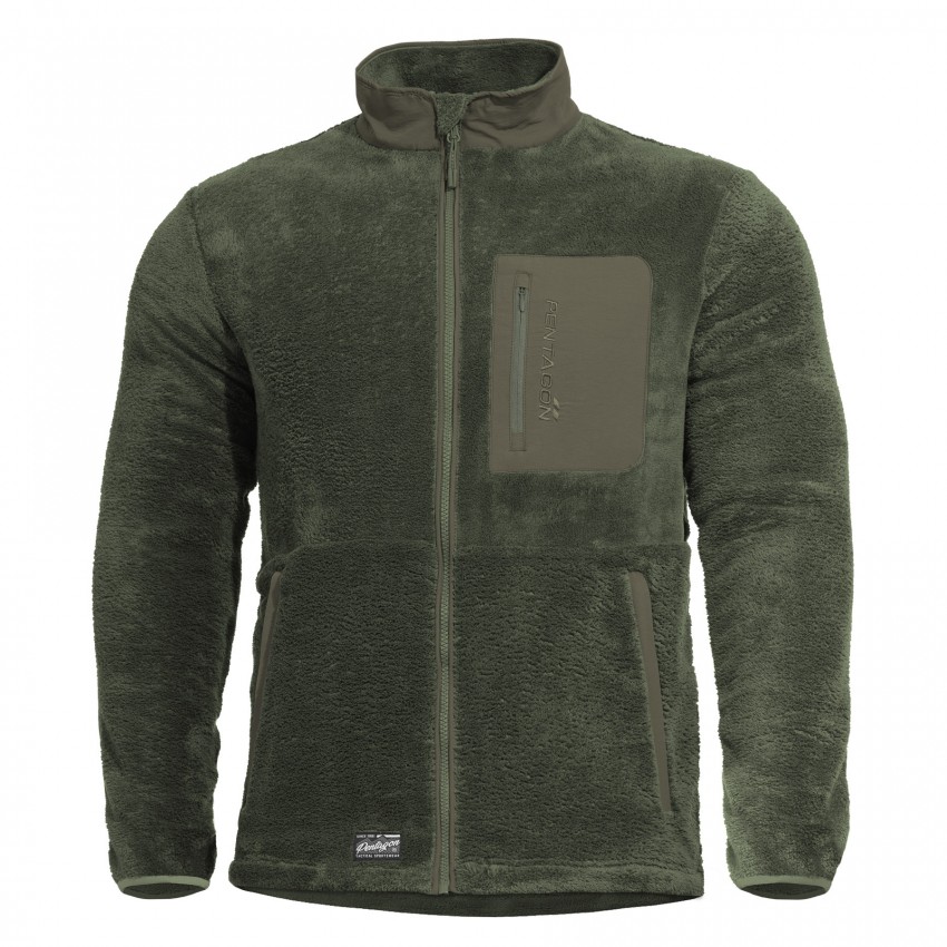 מעיל פליס טקטי PENTAGON TACTICAL GRIZZLY FULL ZIP JACKET
