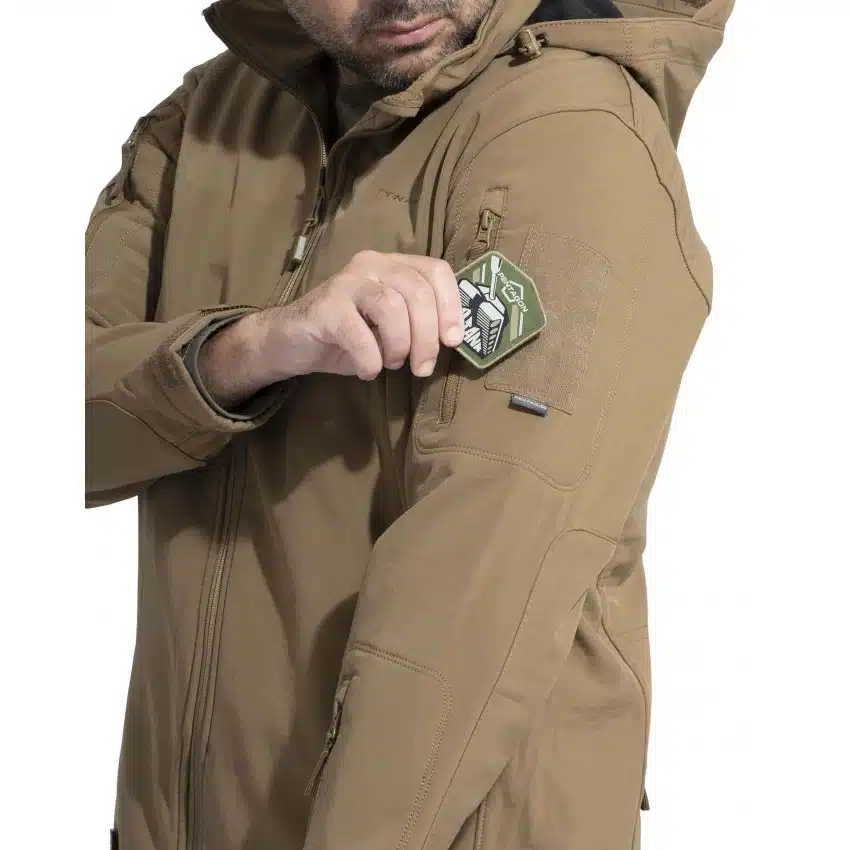 מעיל סופטשל טקטי עם כובע Pentagon Artaxes soft-shell Jacket