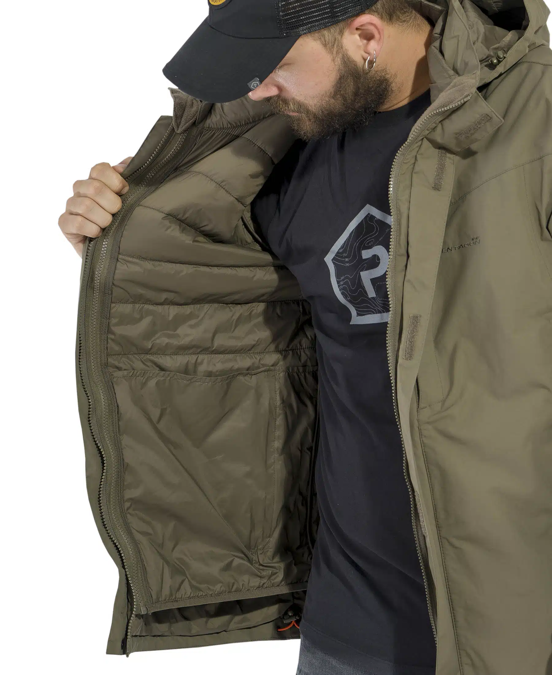 מעיל טקטי 3 ב 1 PENTAGON TACTICAL GEN V 3.0 Parka