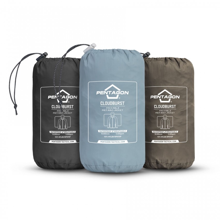 מעיל גשם מתקפל גברים Cloudburst Packable Men's Rain Jacket