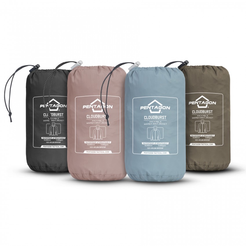 מעיל גשם מתקפל נשים Cloudburst Packable Women's Rain Jacket
