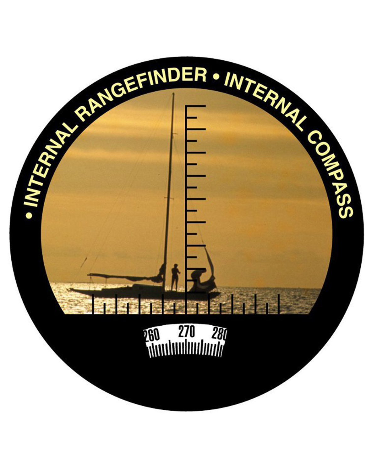 משקפת+מצפן Marine 7x 50mm w/ Compass