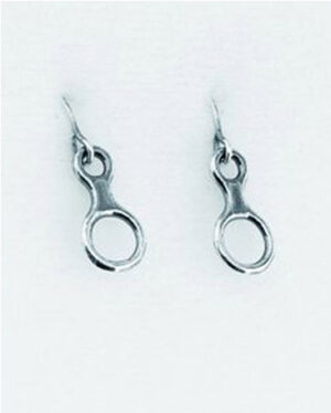 Eights Earrings - sterling silver