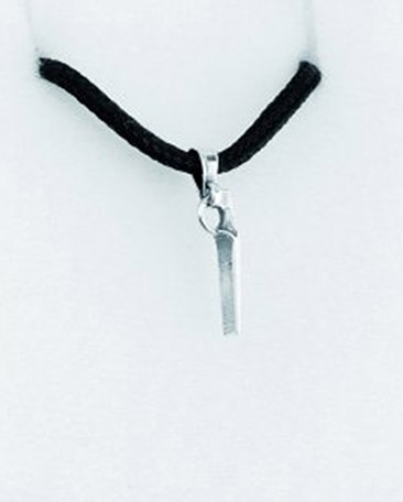 Piton Necklace - antiqued silver