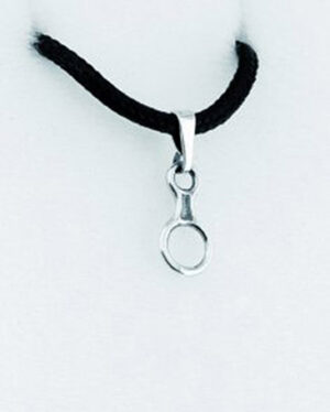 Eights Necklace - antiqued silver