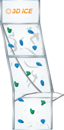 קיר טיפוס לבריכה Ice