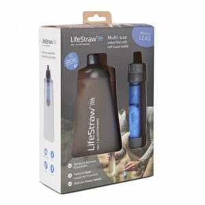 בקבוק גמיש ומסנן לטיהור מים LIFE STRAW MULTI USE