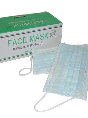 50 יח מסיכות פנים 3 שכבות