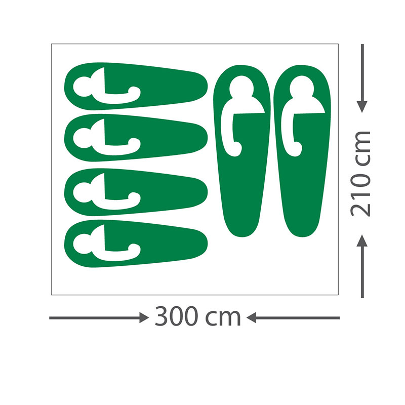 אוהל 6 אנשים AMIGO