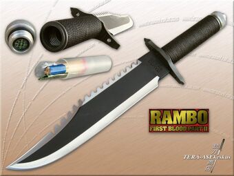 סכין RAMBO II ממוספרת לאספנים