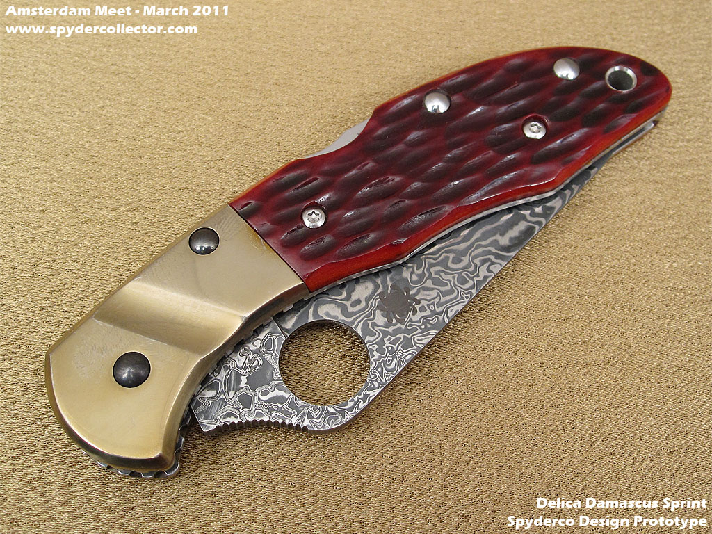 אולר מתקפל DELICA® DAMASCUS SPRINT RUN™