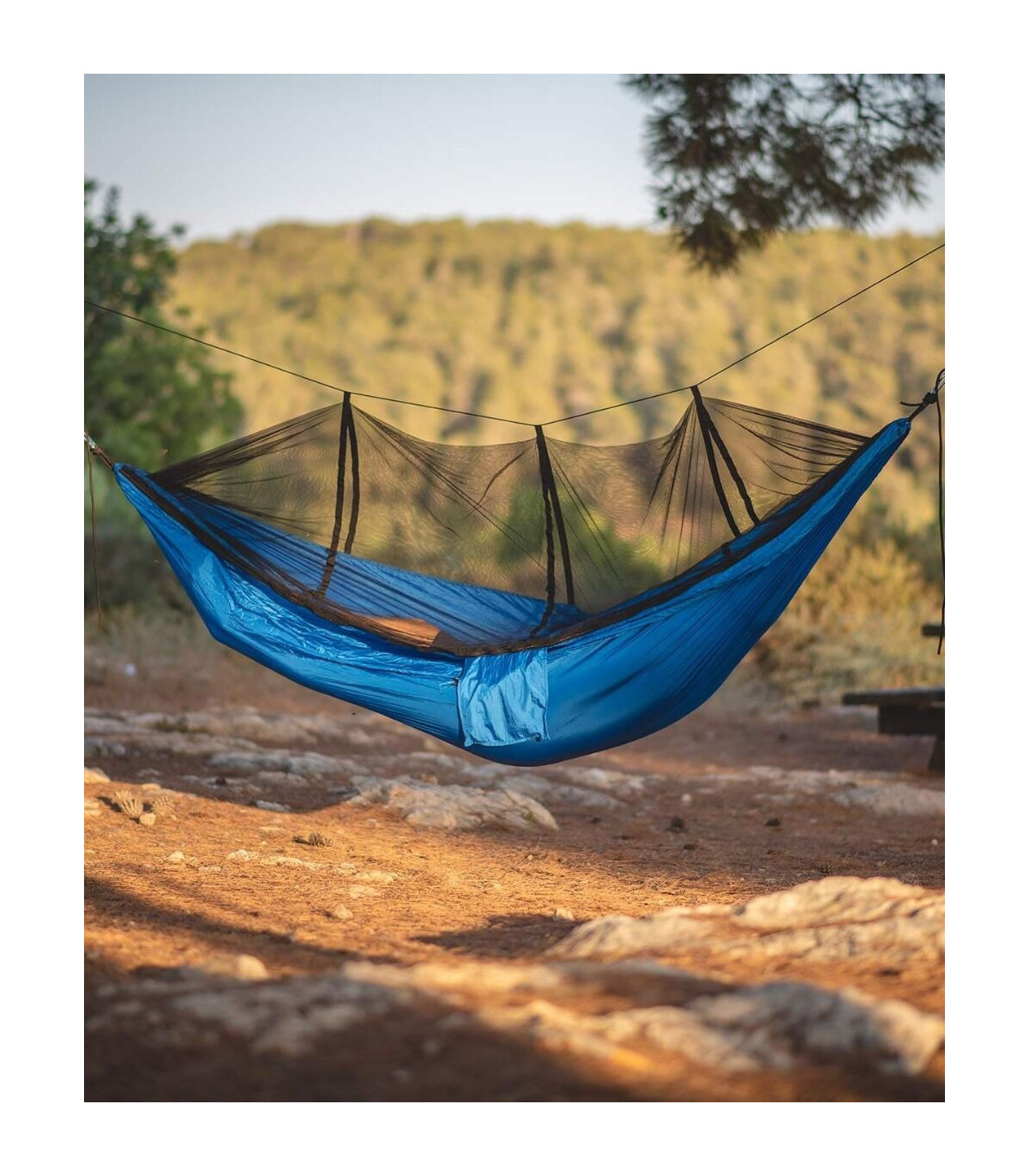 ערסל יחיד Ultralight + כילה נגד יתושים OUTDOOR