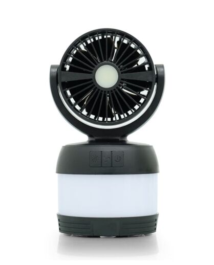 מנורה+מאורר נטען OUTDOOR