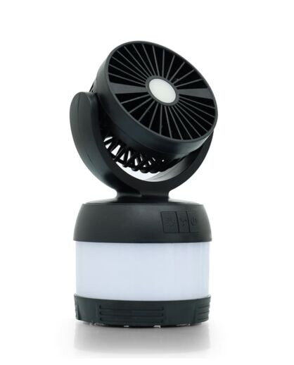 מנורה+מאורר נטען OUTDOOR