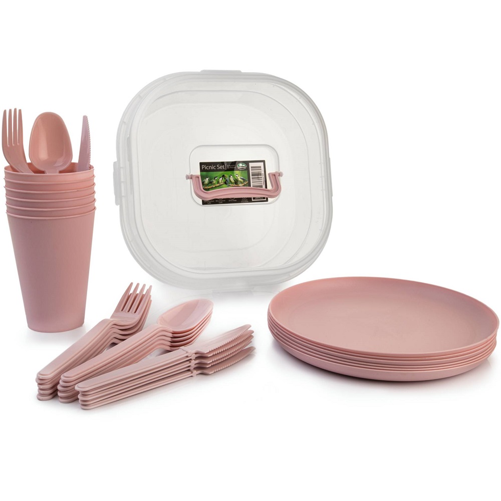 סט פיקניק 30 יח’ ל- 6 אנשים GO NATURE