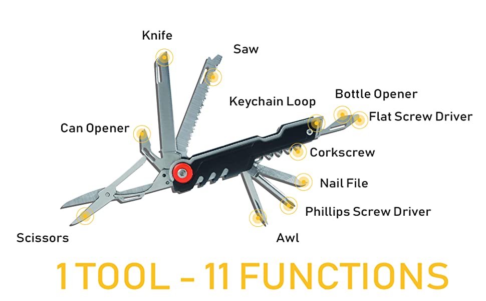 אולר ACECAMP 11 IN 1 MULTI TOOL