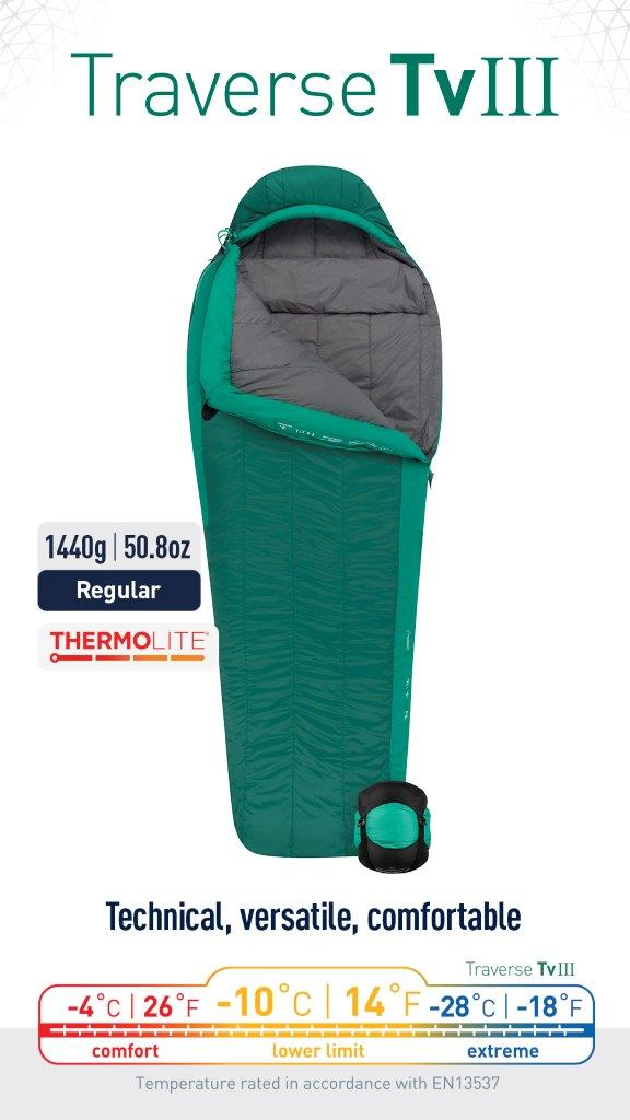 שק שינה סינטטי TRAVERSE Tv-III