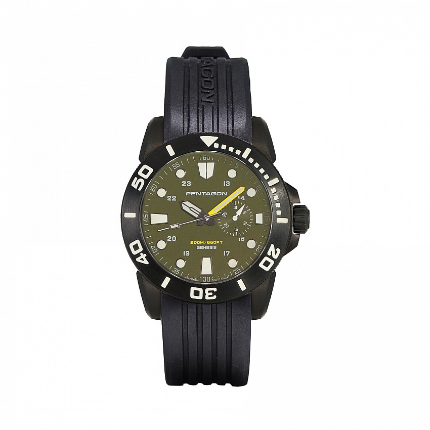 שעון טקטי PENTAGON GENESIS WATCH BLACK