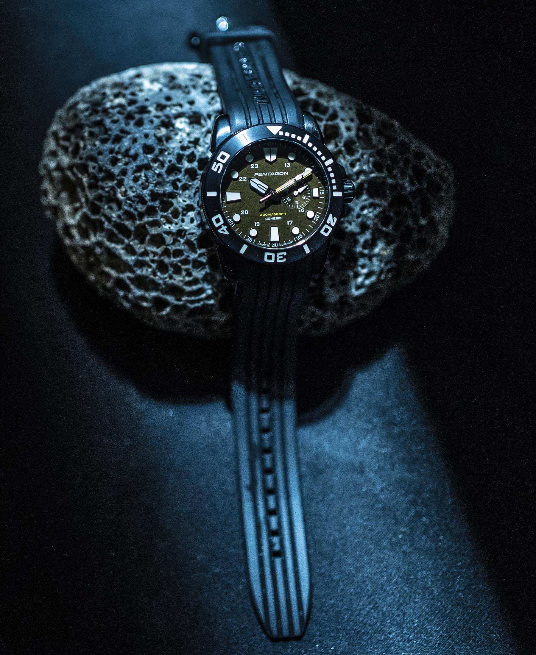 שעון טקטי PENTAGON GENESIS WATCH BLACK