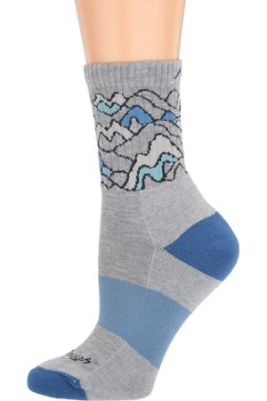 גרב נשים DARN TOUGH 1967 miro crew light grey