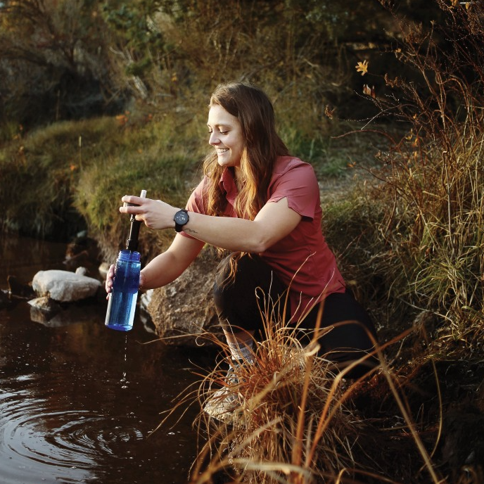 בקבוק עם פילטר לטיהור מים 710 מ"ל Sawyer