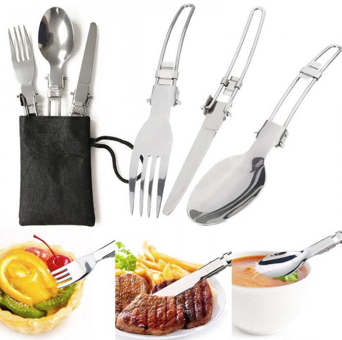 סט לקמפינג - קומקום וכלי בישול