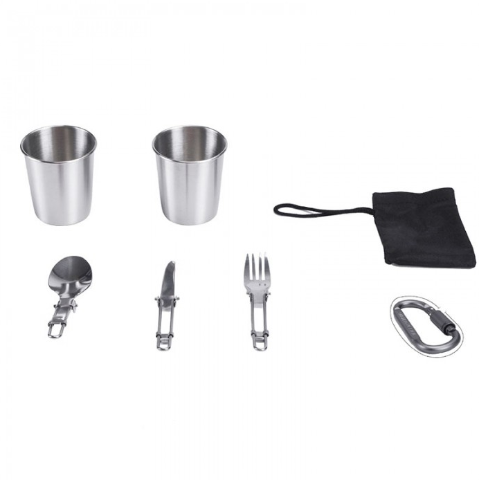 סט לקמפינג - קומקום וכלי בישול