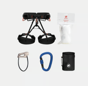 סט רתמת טיפוס 4 Slide Climbing Package