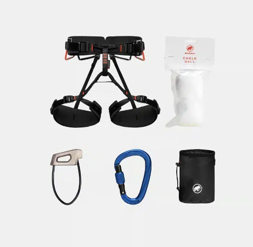 סט רתמת טיפוס 4 Slide Climbing Package