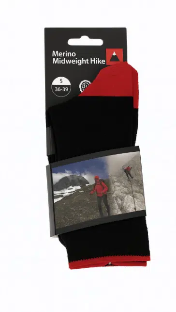 סט 3 זוגות גרבי מטיילים צמר מרינו Alpinestyle Merino