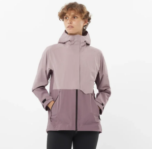 מעיל גשם נושם נשים Salomon - Outerpath WP Pro