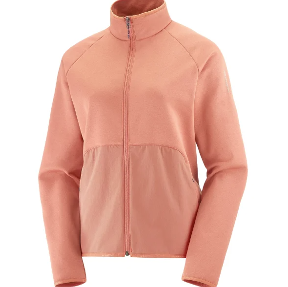 מעיל פליס נשים SALOMON SNTIAL WARM FZ MID